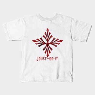 Joust Do It - Distressed Castle Knights Medieval Kids T-Shirt